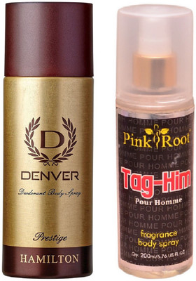 

Pink Root TAG-HIM MIST 200ML WITH DENVER PRESTIGE DEO(Set of 2)