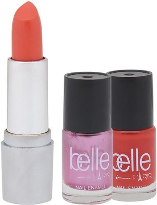 

Belle SET OF 2 NAIL POLISH + 1 LIPSTICK(Set of 1)