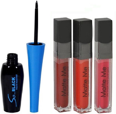 

Vedy Matte Me Ultra Smooth Lip Cream - 6 Ml Each (maroon+red+pink) (Multicolor)(Set of 4)