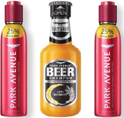 

Park Avenue ALEXANDER & ANTI DANDRUFF(Set of 3)