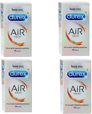 

Durex Air Condoms Ultra Thin Condom(Set of 40, 4S)