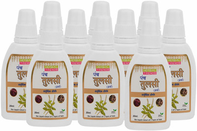 

Herbal Trends Panch Tulsi Drops - Natural Immunity Builder- Pure ,Unadulterated. 100% Natural , No side effects 200 ml(Pack of 10)