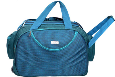

SIBIA Unisex Polyester 40 litres Blue Waterproof Travel Duffle Bag With Roller Wheels Travel Duffel Bag(Blue)