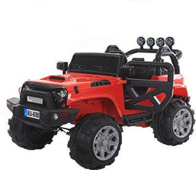 

Baybee Thaar Battery O perated Ride On Car for Kids with Music, Horn, Headlights with 30Kg Weight Capacity ( Red ) Jeep Battery Operated Ride On(Multicolor)