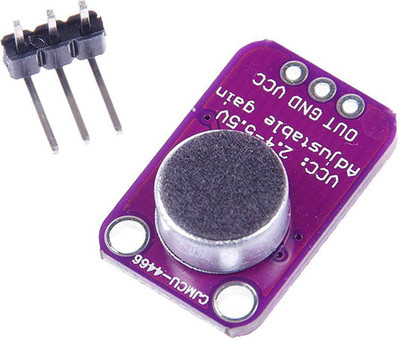

REES52 MAX4466 Electret Microphone Amplifier Adjustable Gain Educational Electronic Hobby Kit