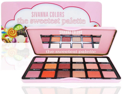 

sivanna THE SWEETEST PALETTE 0.3 g(SWEETIE, LIFE SEVER, ORCHID, SOUR, SWEETHEART, FUDGE, COTTON CANDY, LOLLIPOP, SHERBET, GUM DROP, CANDY APPLE, ROCKY ROAD, TOOTSIE ROLL, JELLY BEAN, JELLY RANCHER, GUMMI BEAR, PULM, CANDY)