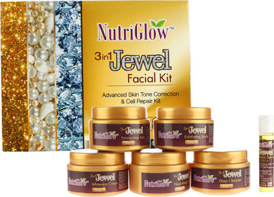

NutriGlow Set of 1 jewel facial kit ( 3 in 1 ) 250 g