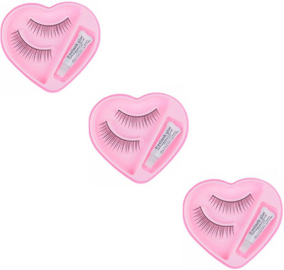 

Vcare Eyelashes / Reusable False Eyelashes combo 3 pcs(Pack of 3)