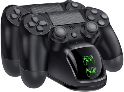 

Microware Dobe Dual PS4 Slim Pro Charging Dock Gaming Accessory Kit(Black, For PS4)