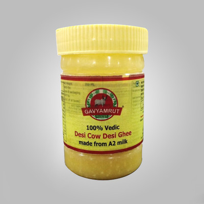 

Gavyamrut A-2 Vedic Cow ghee 200 ml Plastic Bottle
