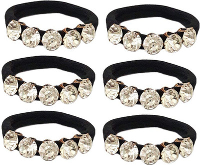 

c.s collection CRYSTAL RUBBER BAND Rubber Band(Black)