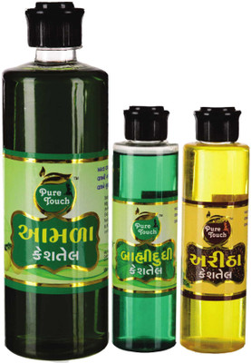 

pure touch pack of 3 Amla Aritha Dhudhi Hair Oil(900 ml)