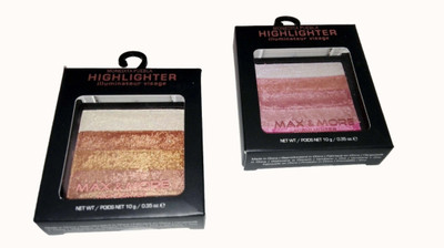 

Max & More Iluminador Highlighter(01 Nude & 02 Pink)