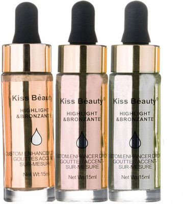 

Kiss Beauty 3in1 Highlight & Bronzante 9533B Highlighter(Peach)