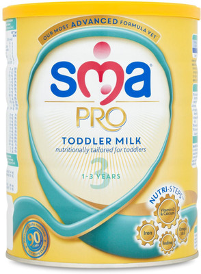 

SMA Pro 3 Toddler Milk 1-3 Year 800g(800 L, 12+ Months)