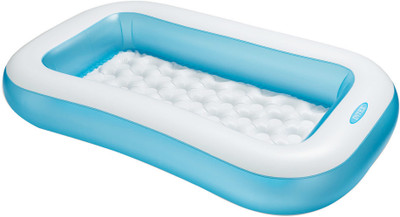 INTEX Inflatable Rectangular Pool Inflatable Swimming Pool(Blue)