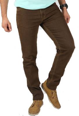 American indigo Regular Men Brown Jeans