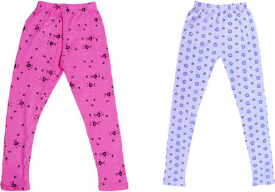IndiWeaves Legging For Girls(Pink Pack of 2)