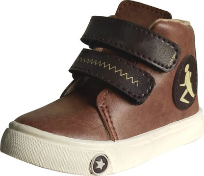 

RANGOLI FASHIONS Boys & Girls Velcro Casual Boots(Brown