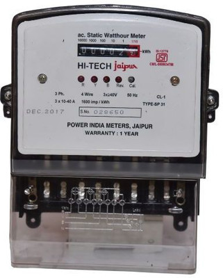 HI TECH POWER 3 PHASE KWH COUNTER TYPE METER 3 PHASE KWH COUNTER TYPE METER Non-magnetic Electronic Level(23 cm)