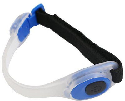 

Protos India.Net 2 Modes Armband Safety Light and Flasher for Running / Jogging / Cycling / Skating LED Front Light(White), Blue