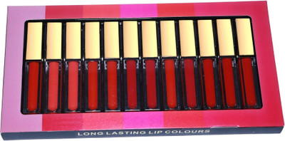 

Forever 21 Long Lasting Matte Look Liquid Lipsticks set of 12 (Multicolored)(Multicolour)