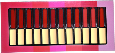 

Forever 21 Long Lasting Liquid Matte Lipsticks set of 12 (Multicolored)(Multicolour)
