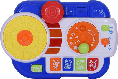 

HAP-P-KID Activity Music Centre allows your little DJ to JAM with songs & create own music(Multicolor)