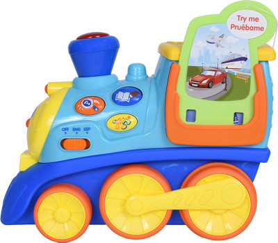 

HAP-P-KID My First Talking Train has a 6 double sided educational cards on vehicles(Multicolor)