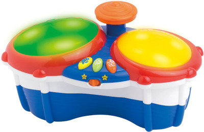 

HAP-P-KID Bongo Drums included Pre-recorded Tunes(Multicolor)