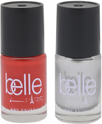 

Belle SET OF TWO NAIL PAINTS MULTICOLOR(Pack of 2)