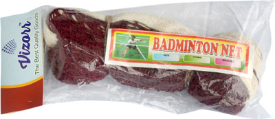 

Vizorr Cotton Badminton Net Badminton Net(Maroon)