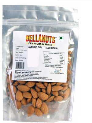 

Bellanuts Almonda Giri (American) - 250 Gm Almonds(250 g, Pouch)