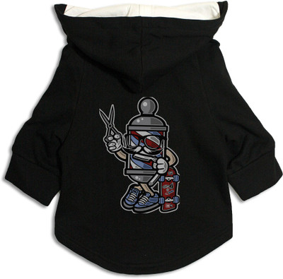 

Ruse Hoodie for Dog(Black/White