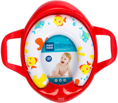 

MeeMee Soft Cushioned Potty Seat with Support Handles Potty Seat(DARK RED)