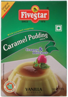 

5 Star Caramel Vanilla Pudding 100 gm each Pack of 4 400 g(Pack of 4)