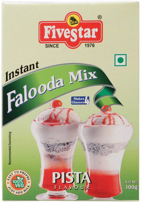 

5 Star Falooda Mix Pista 100g each Pack of 4 400 g(Pack of 4)