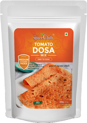 

The Spice Club Tomato Dosa with Brown Rice Mix (100% Natural, No Preservatives, Medium Glycemic Index, Easy to Cook) - 500 g