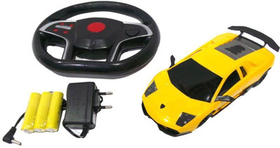 

skyler Gravity Sensing Remote Control Lamborghini Car with Steering(Yellow)