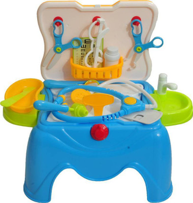 

as.toys Doctor Medical Play Set with Sitting Stool