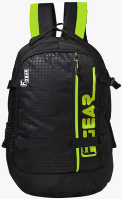 

F Gear Boshida with Rain Cover 31.0 L Laptop Backpack(Black), Black;green