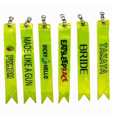 

AutoTrends One Car Bike Highly Reflective Reflector Radium Warning Tag Ribbon Assorted Color And Design Luggage Strap(Multicolor)