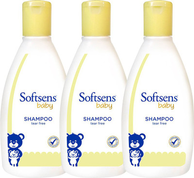 Softsens Baby Shampoo 200ml (Pack of 3)(600 ml)
