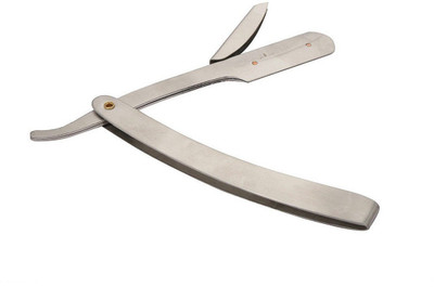 

GULZAR New brand professional Straight Edge Barber Razor (Pack of 1 ) silver golden