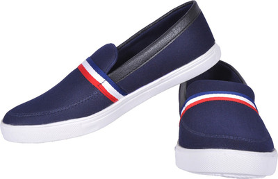 

FOX HUNT Mens formal leather shoes Canvas Shoes For Men(Blue
