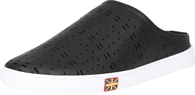

Koxko Stylish Slip On Sneakers For Men(Black