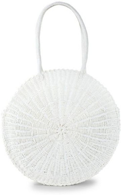 

French Connection Women Casual White PU Tote