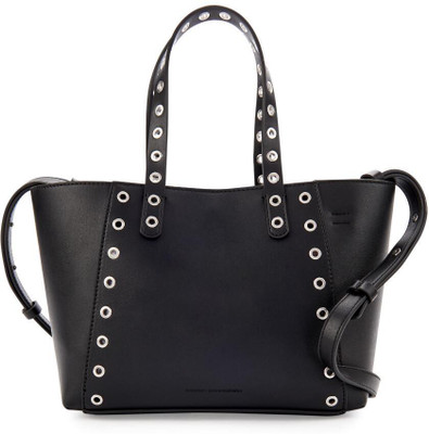 

French Connection Women Casual Black PU Tote