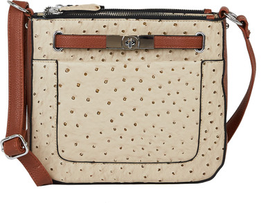 

Mondani Women Casual Tan PU Sling Bag