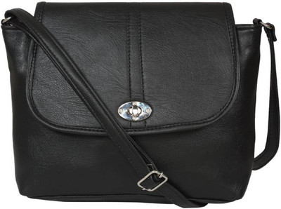 

AL Amazing Women Casual Black PU Sling Bag